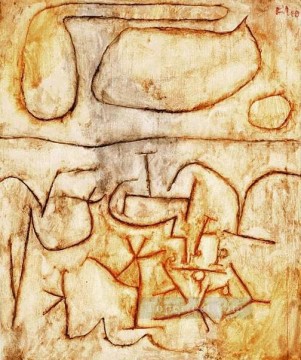 Klee Oil Painting - Historic ground Paul Klee